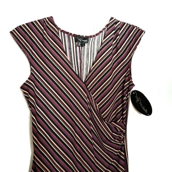 MY Michelle Multicolor Striped Dress Size Large - Picture 3 of 8